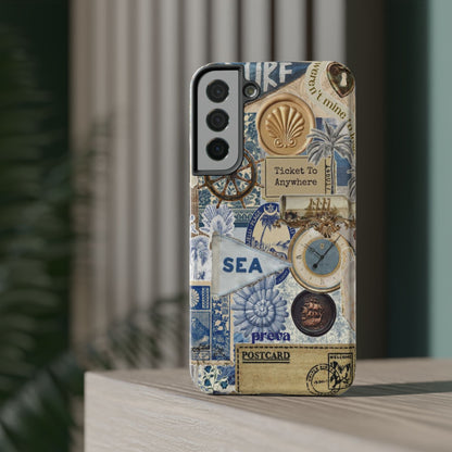 Neutral Travel Collage Phone Case