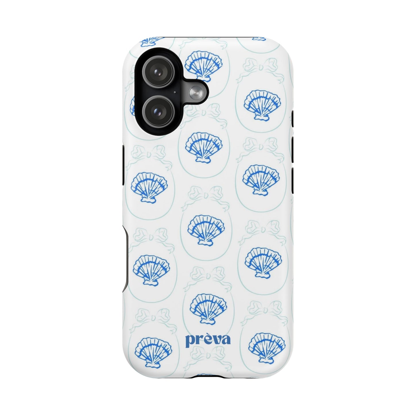 Fancy Teal Shell Phone Case