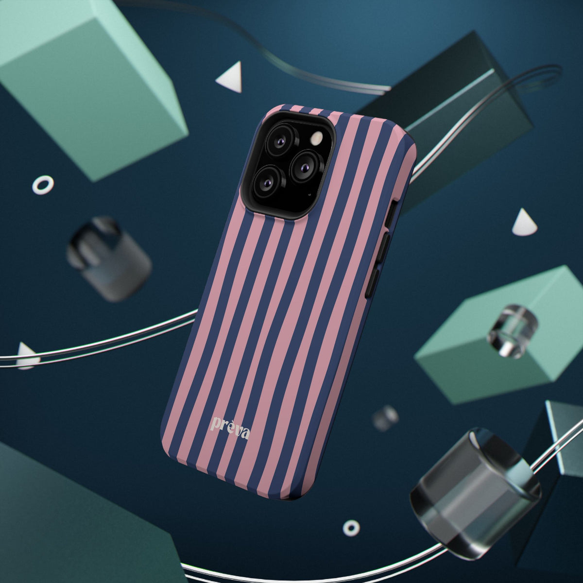 Blue and Pink Stripes Case