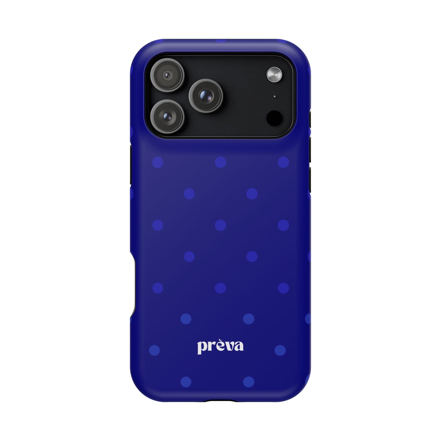 Dark Blue Polka Dots Phone Case