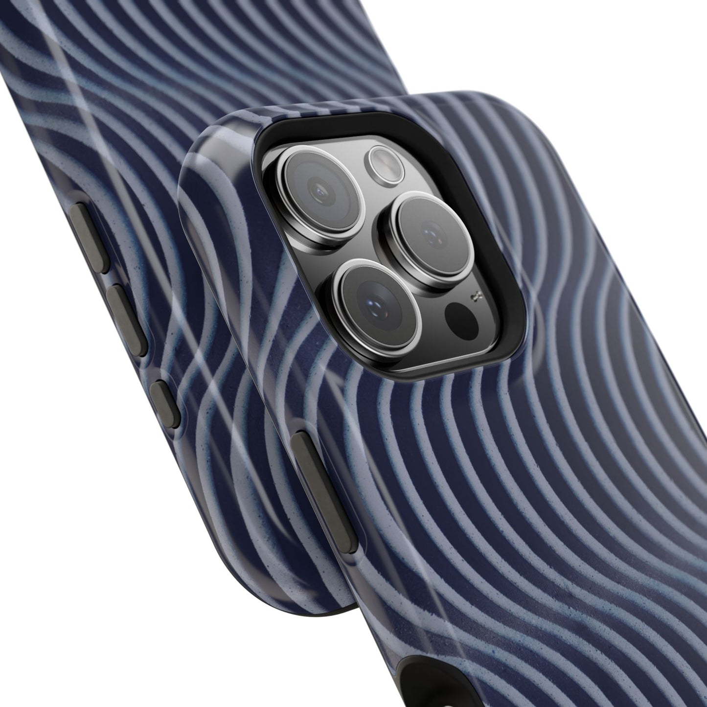 Wavy Navy Phone Case
