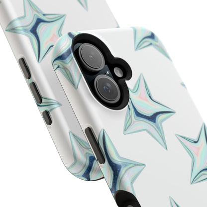 White Starburst Phone Case
