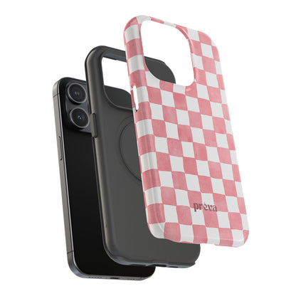 Pink Checkers Phone Case