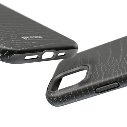 Black Croc Phone Case
