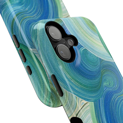 Swirling Ocean Impact-Resistant Phone Case