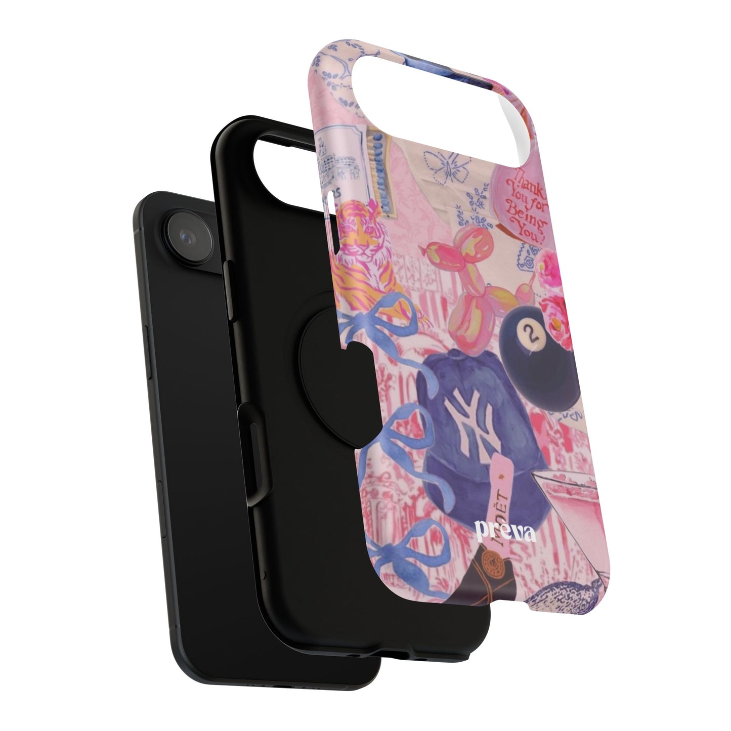 Retro 8 Ball Collage Phone Case