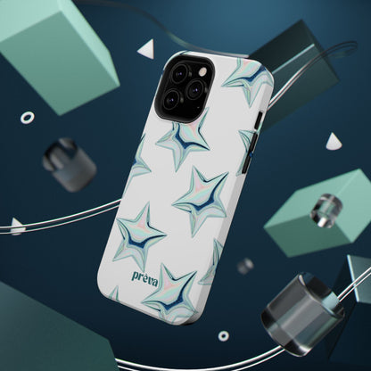 White Starburst Phone Case