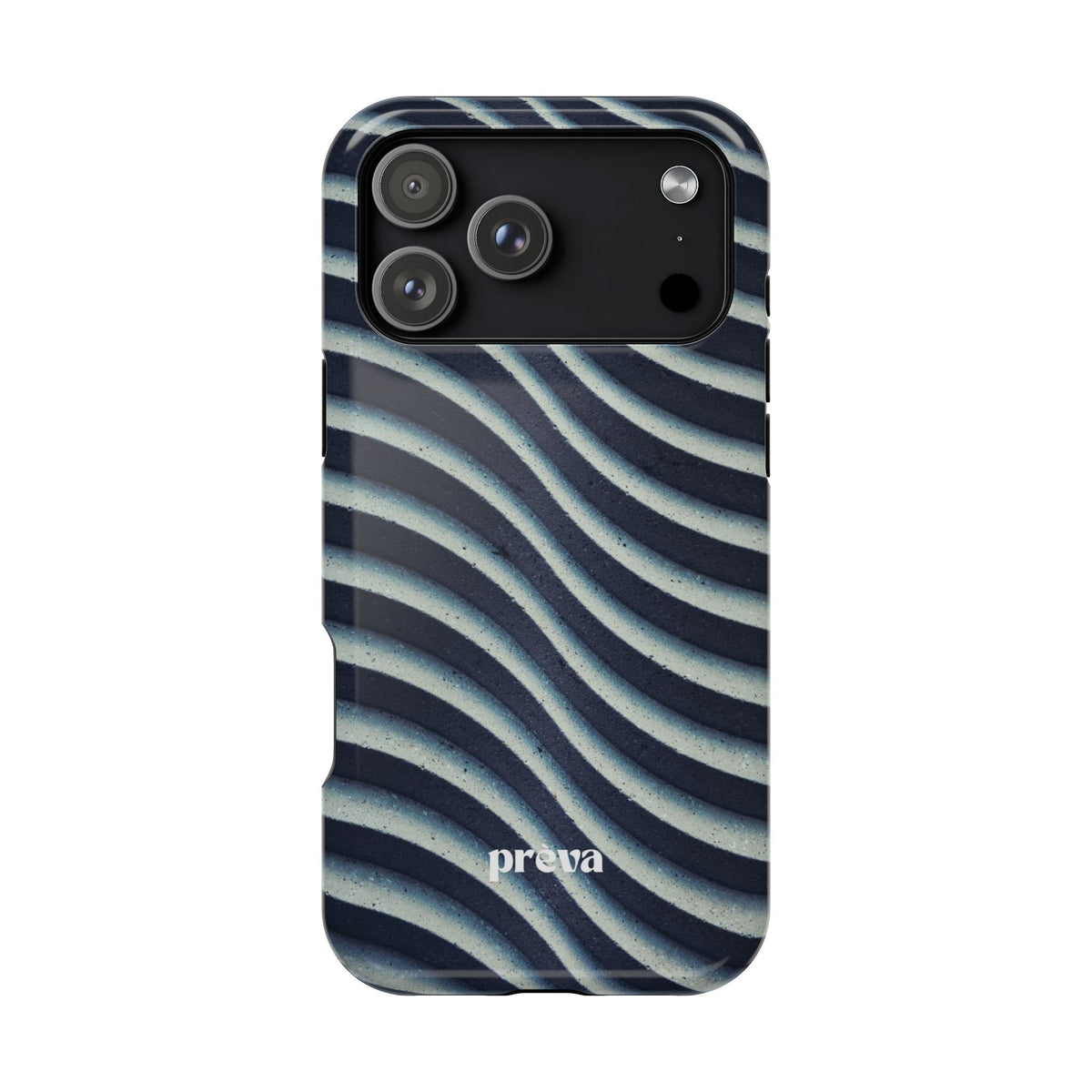 Navy Waves Phone Case