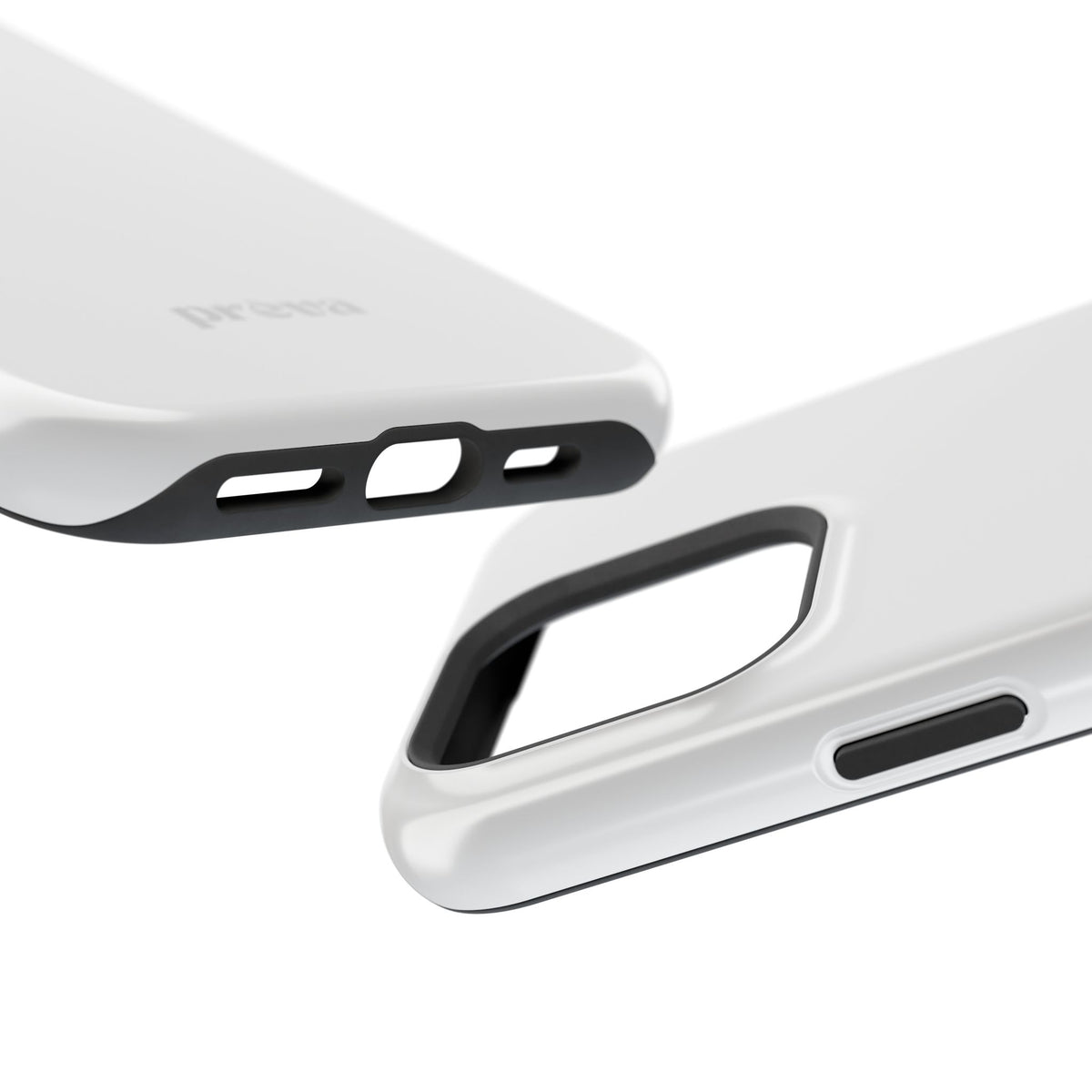 White & Grey Phone Case