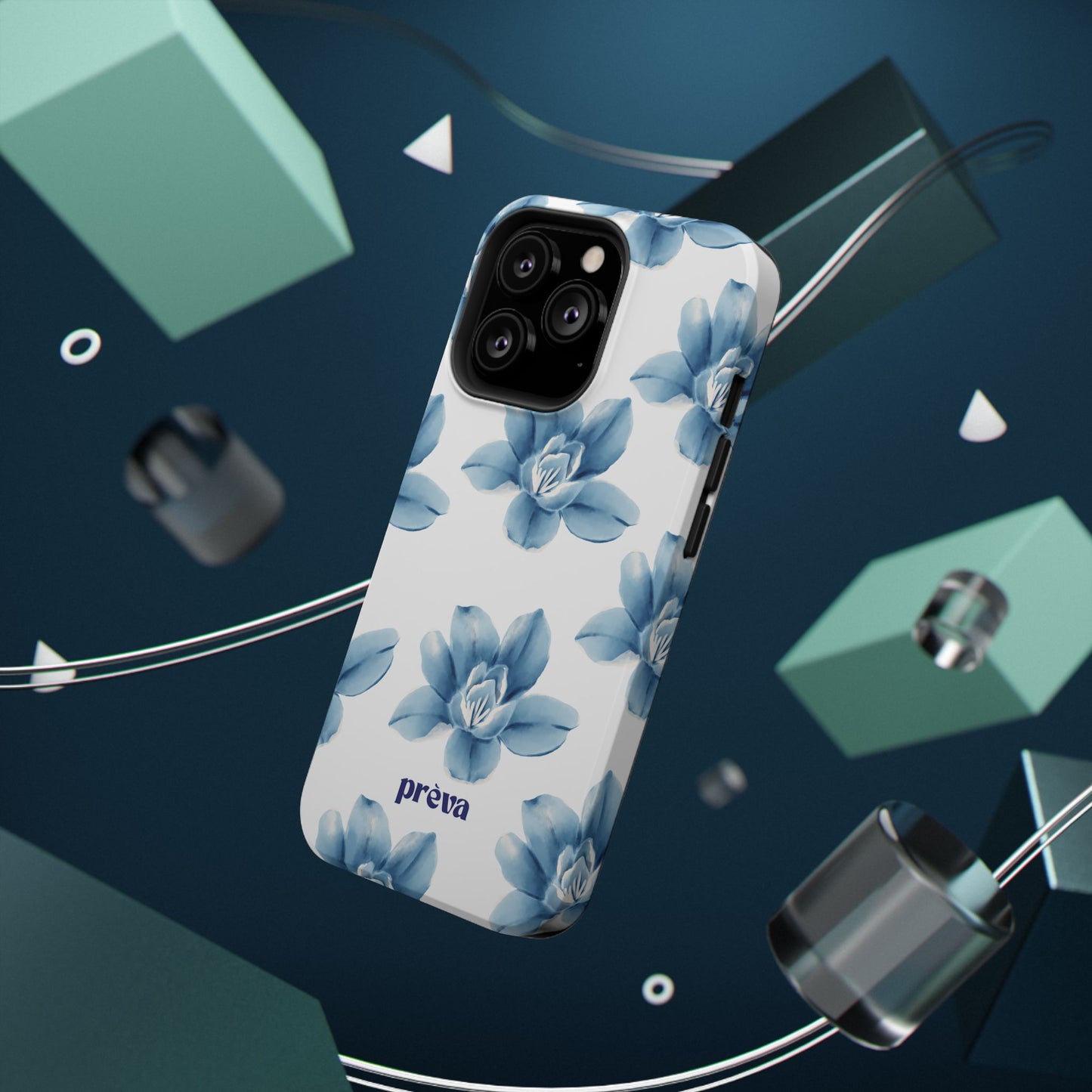 Blue Flowers Phone Case