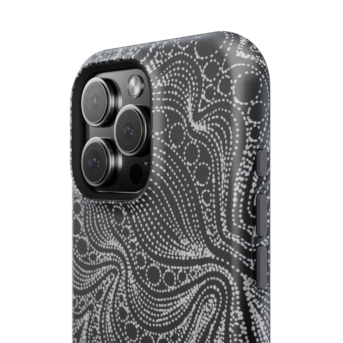 Abstract Midnight Lace Phone Case