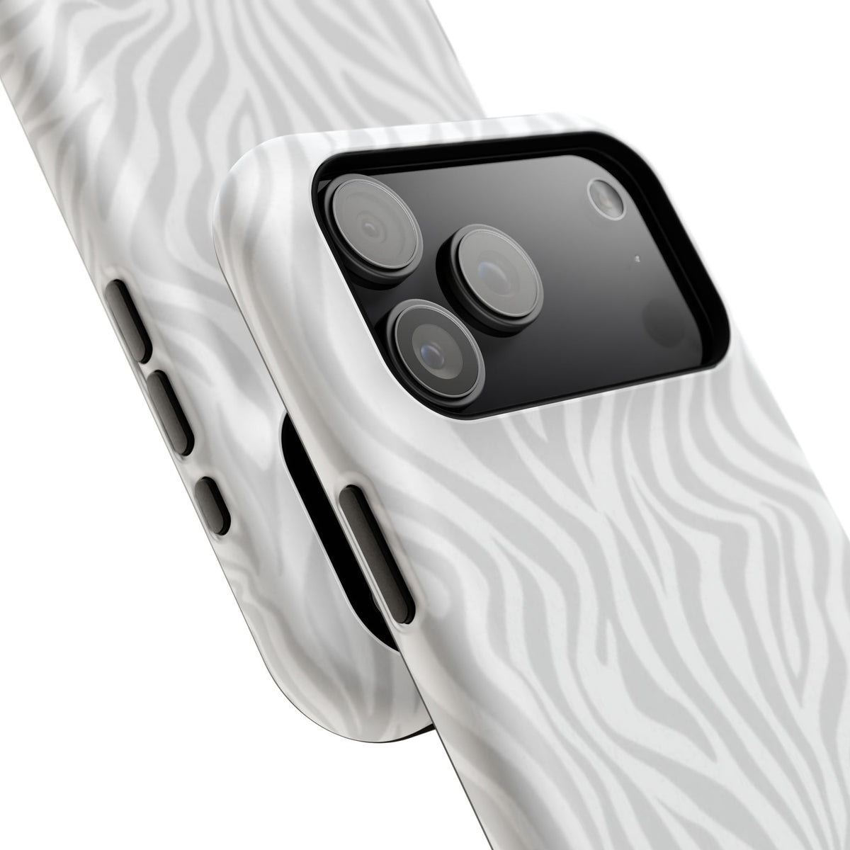 Zebra White Wave Phone Case