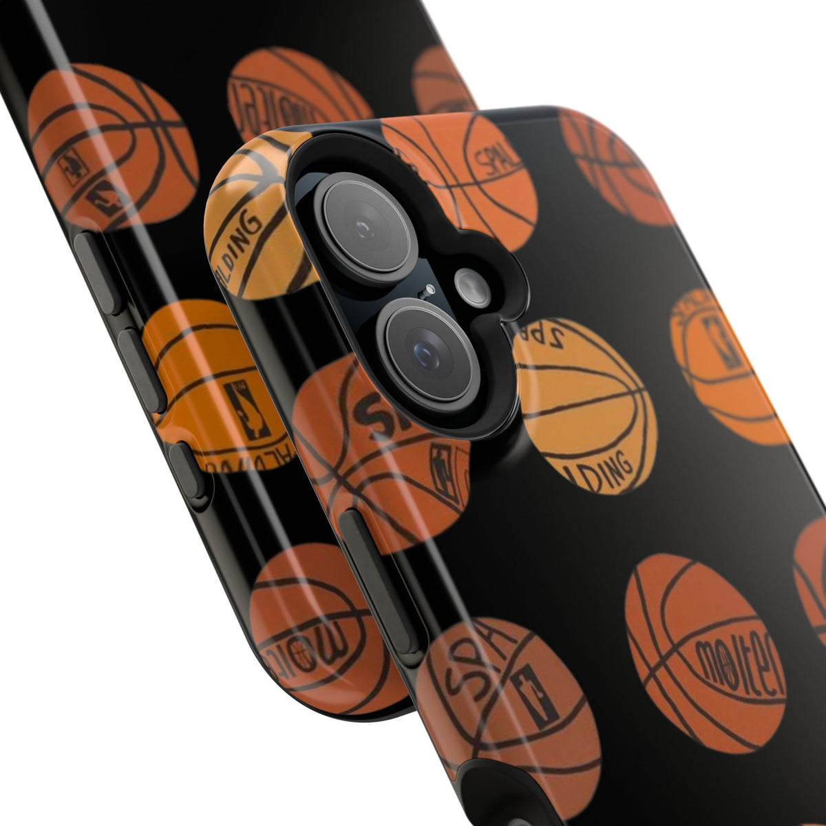 Black Basketball Phone Case