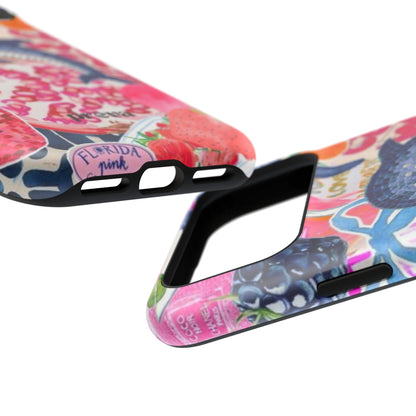 Dolphin Tropics Collage Phone Case