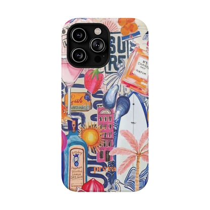 Tropical Beach Collage Phone Case