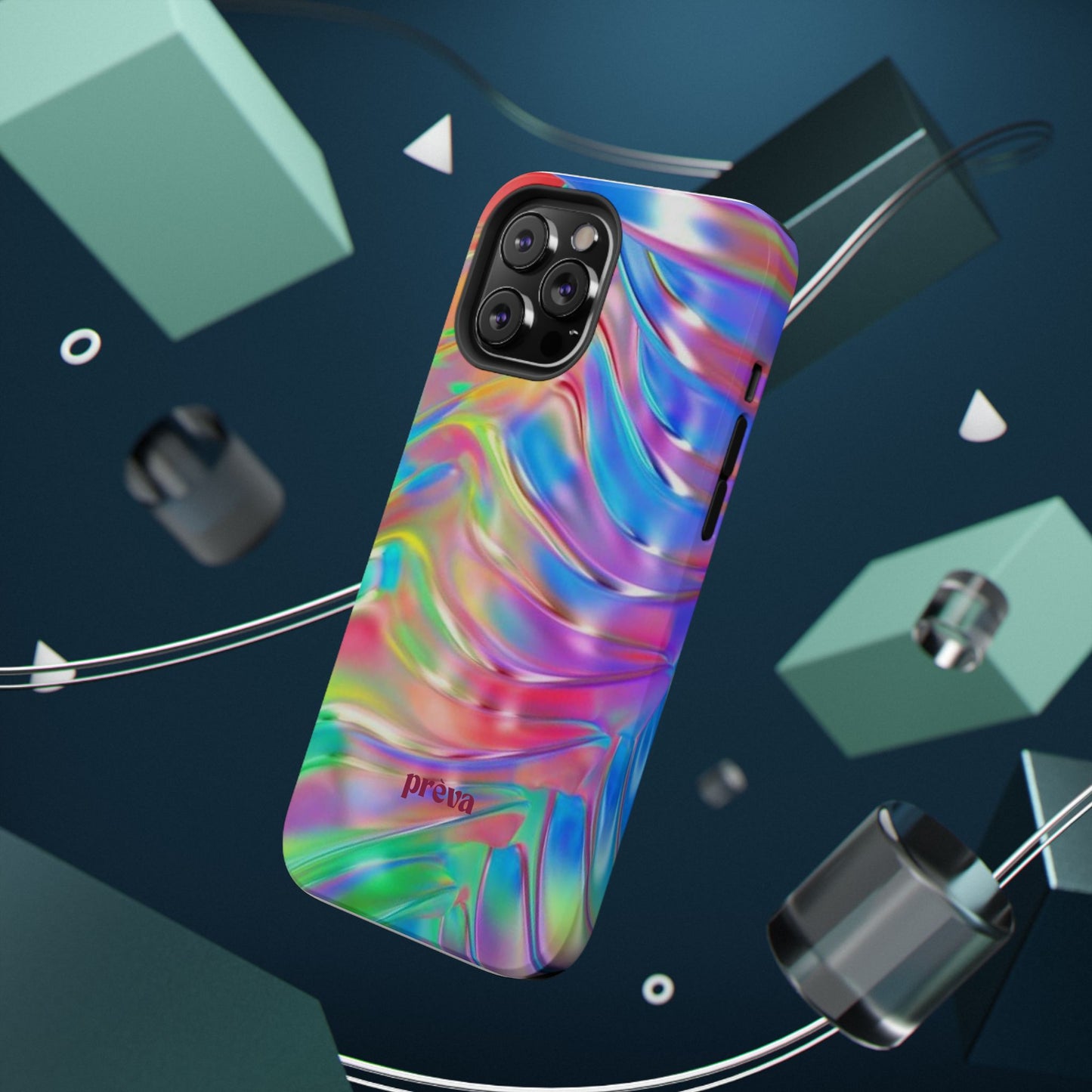 Iridescent Swirl Phone Case