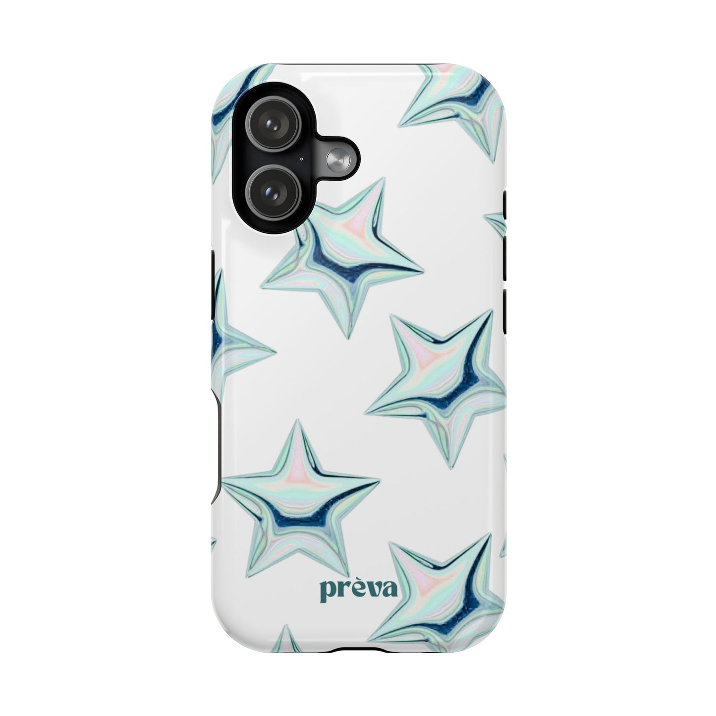 White Starburst Phone Case