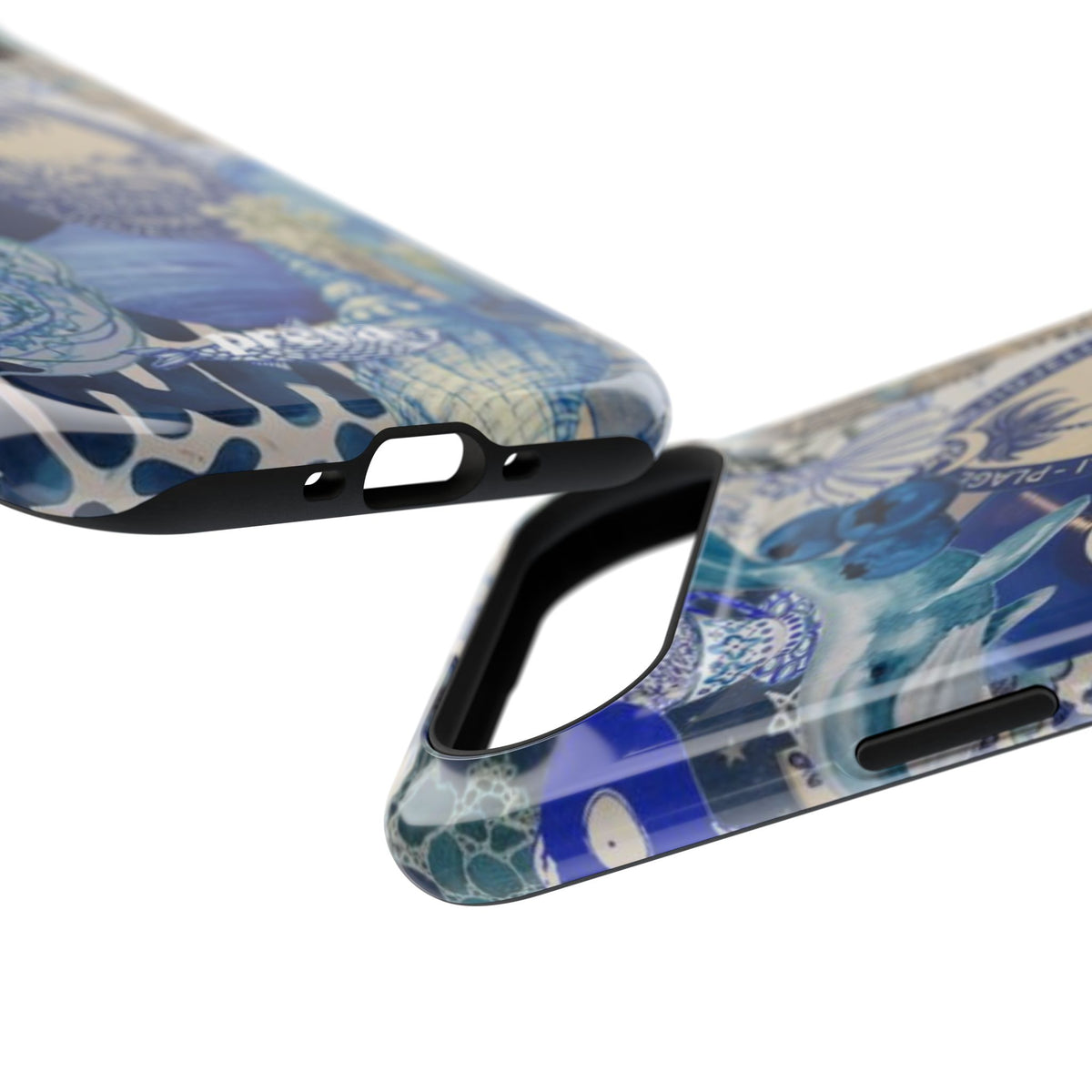 Blue Night Collage Phone Case