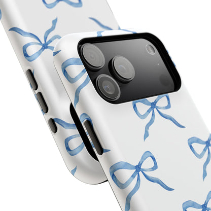 Blue Bow Phone Case