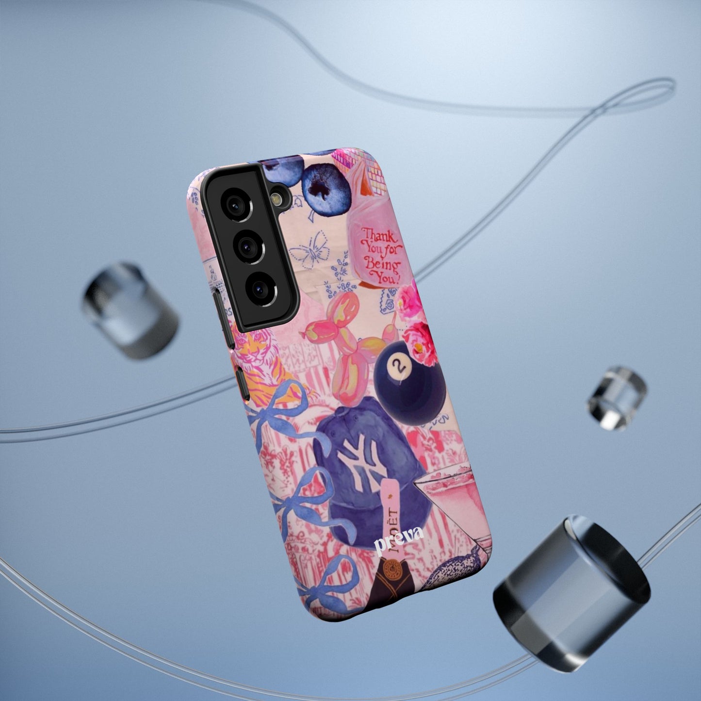 Retro 8 Ball Collage Phone Case