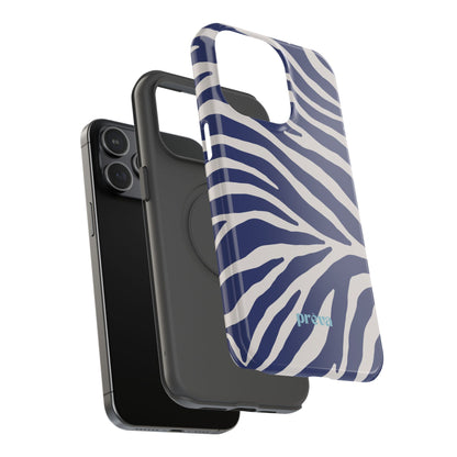 Blue Zebra Phone Case