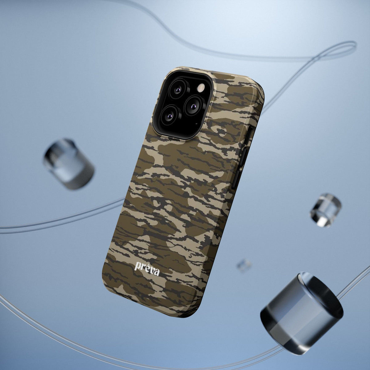 Camo Impact-Resistant Phone Case — Military Green Rugged Protection