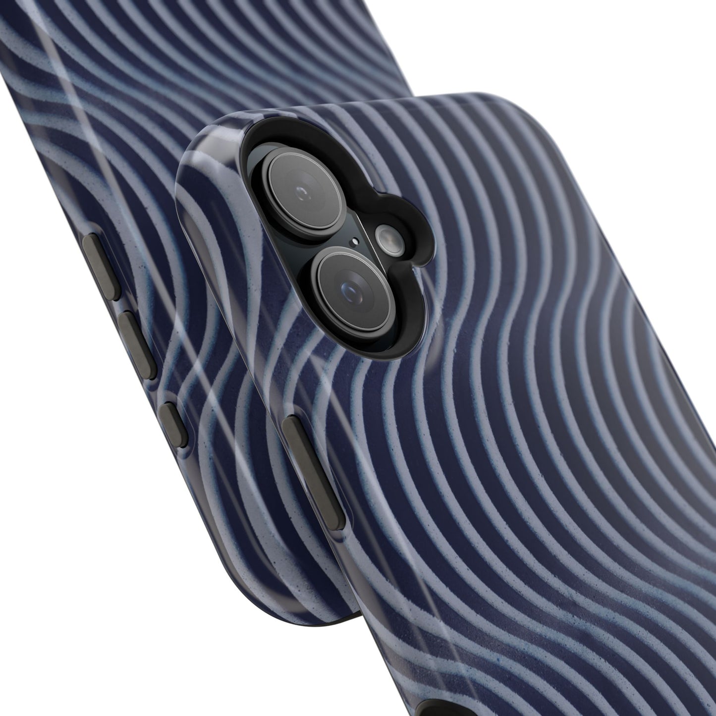 Wavy Navy Phone Case