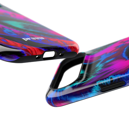Neon Swirl Phone Case