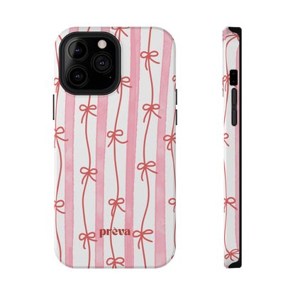 Pink Bow Chain Phone Case