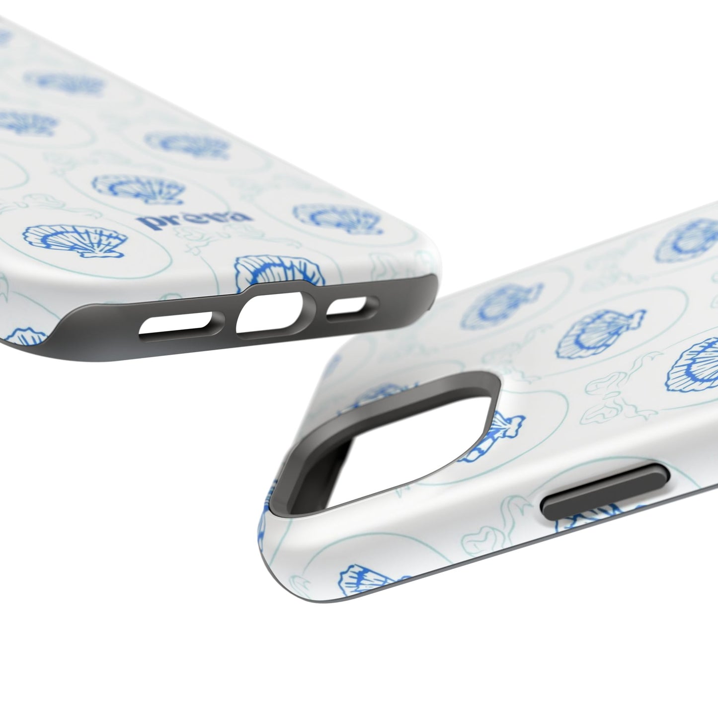 Fancy Teal Shell Phone Case