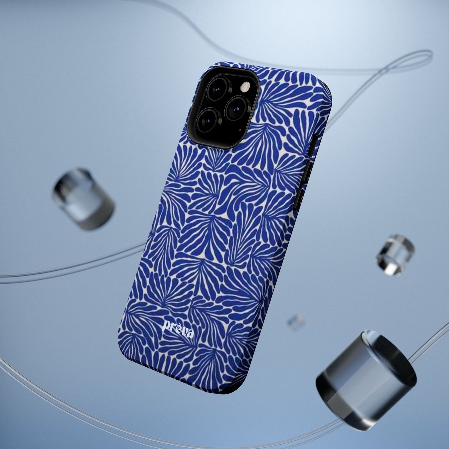 Blue Abstract Greek Phone Case
