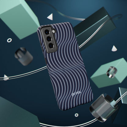 Wavy Navy Phone Case