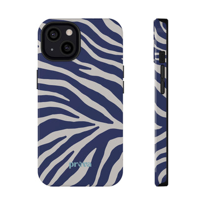 Blue Zebra Phone Case