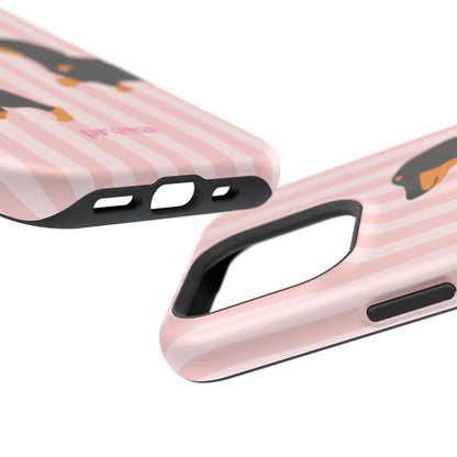 Dachshund Pink Stripes
