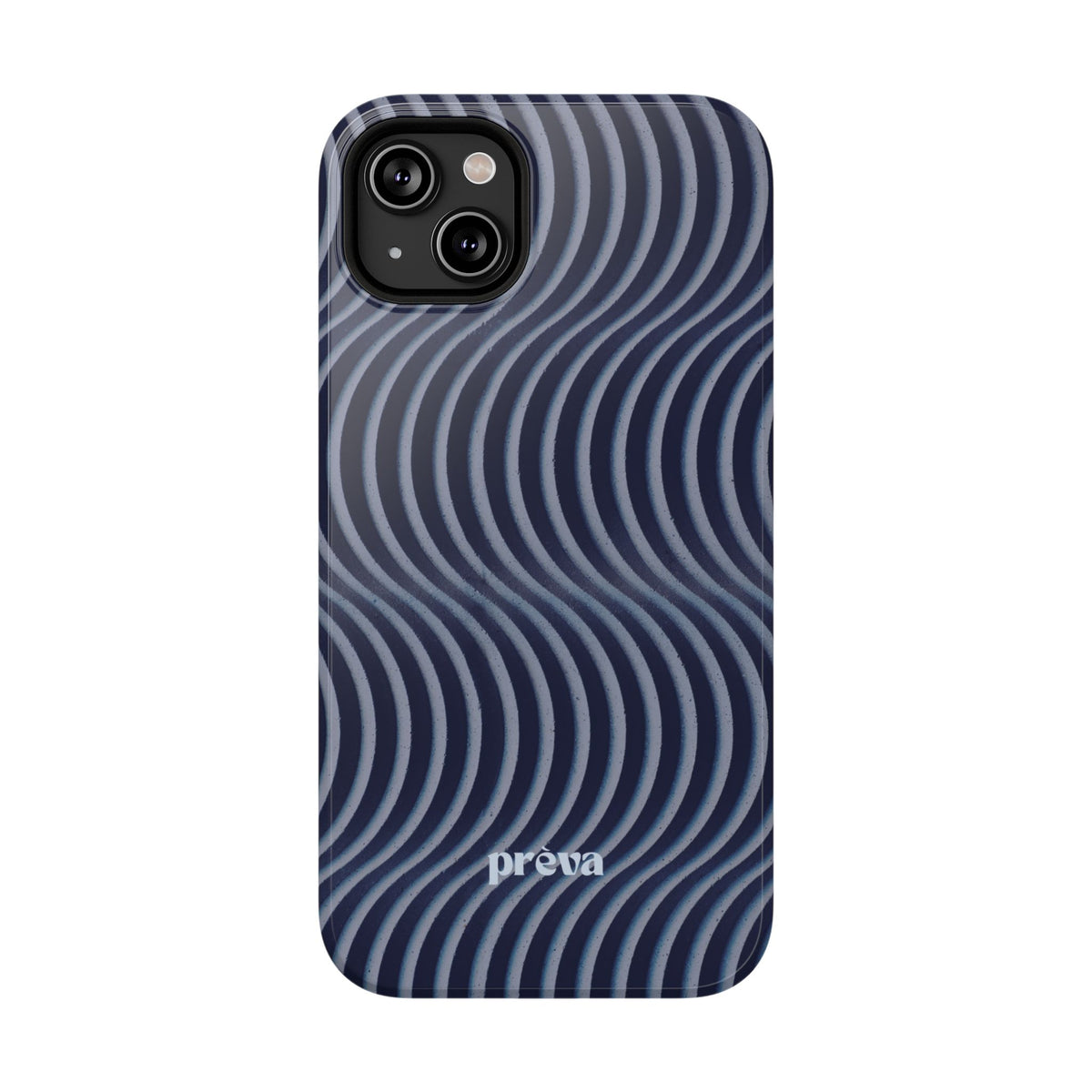 Wavy Navy Phone Case
