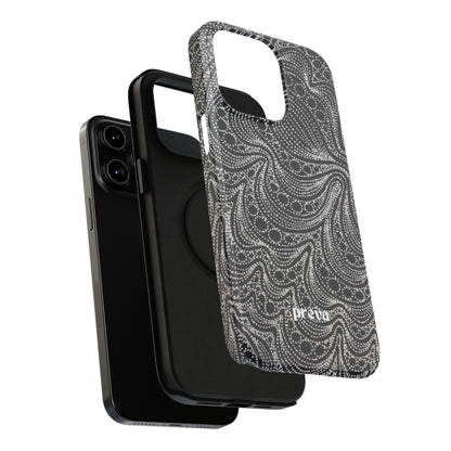 Abstract Midnight Lace Phone Case