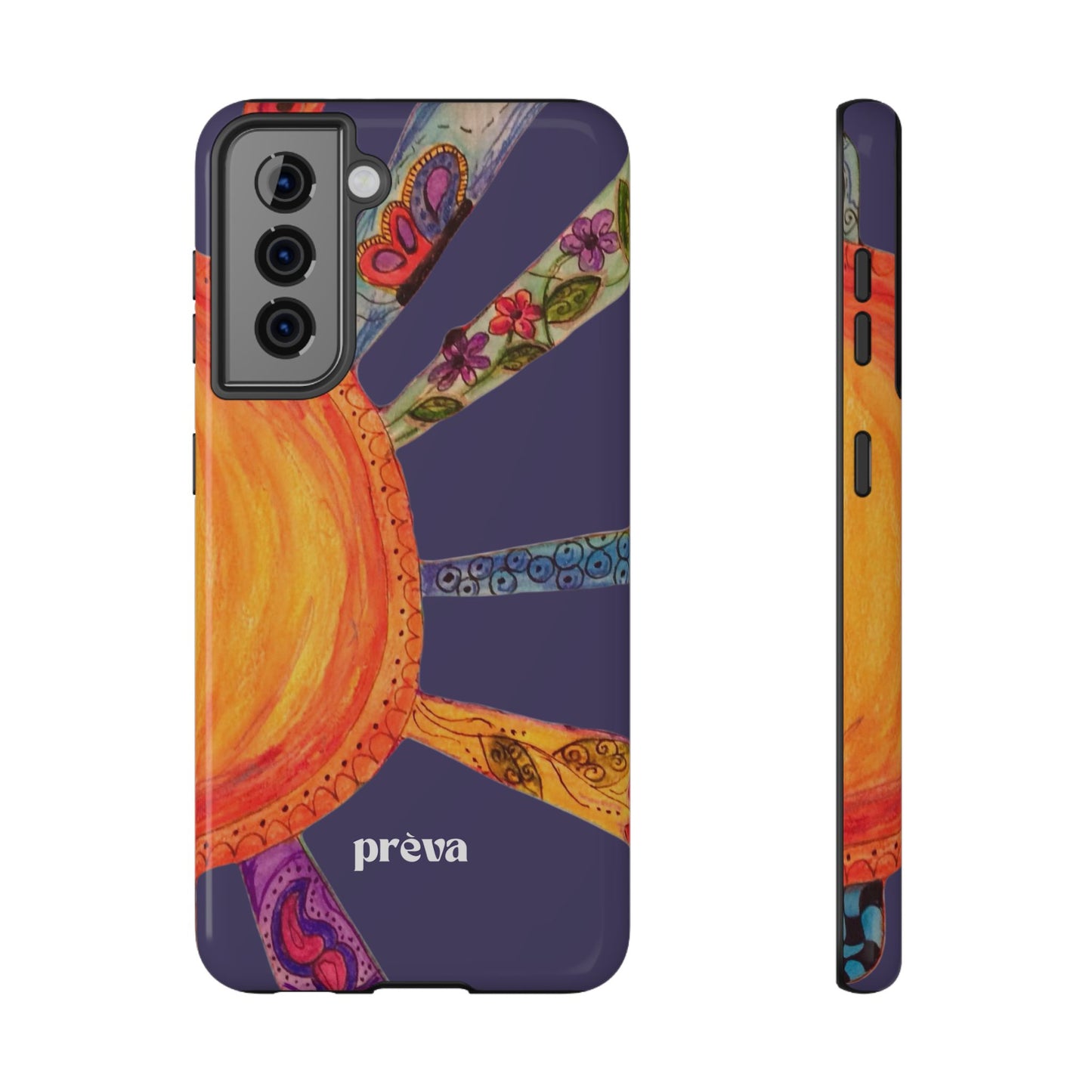 Purple Cancun Sun Phone Case