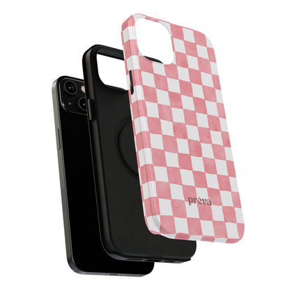 Pink Checkers Phone Case