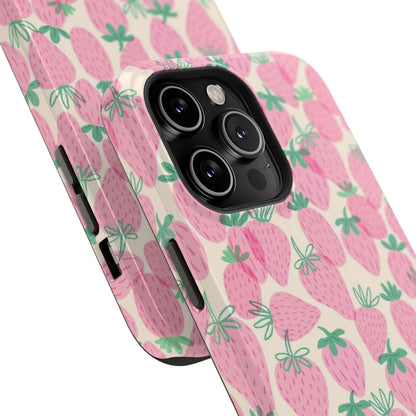 Pink Strawberry Phone Case
