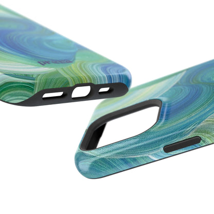 Swirling Ocean Impact-Resistant Phone Case