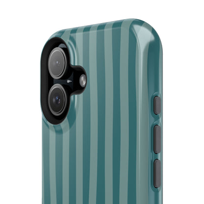 Striped Teal Phone Case