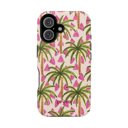 Phone Case — Pink Palm Tree Impact-Resistant Protector