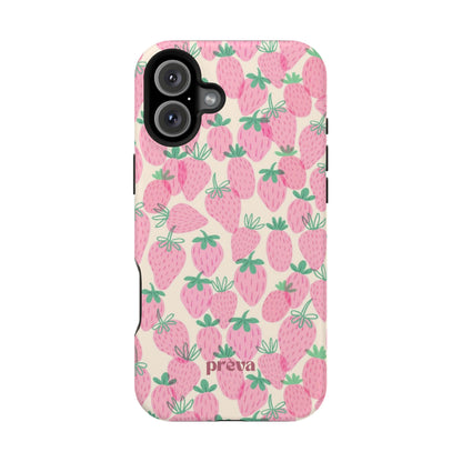 Pink Strawberry Phone Case