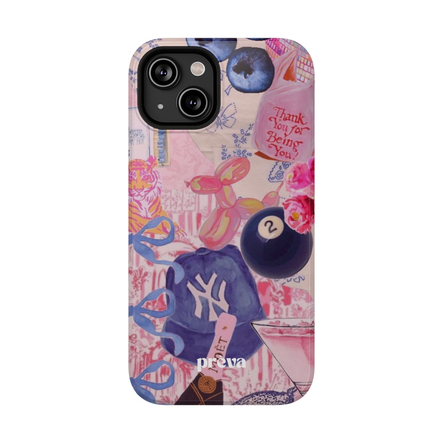 Retro 8 Ball Collage Phone Case