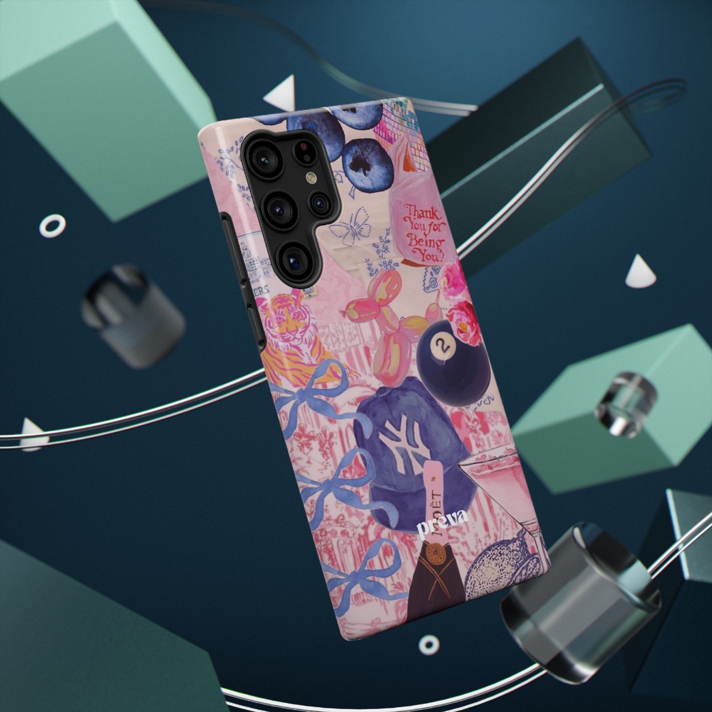 Retro 8 Ball Collage Phone Case