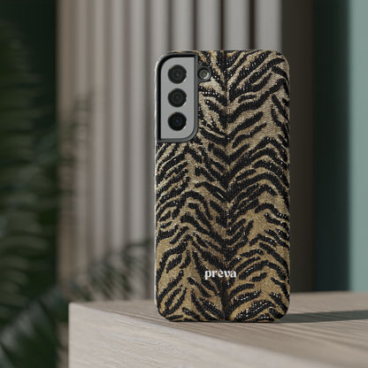 Phone Case — Impact‑Resistant Tiger Print Rug Texture