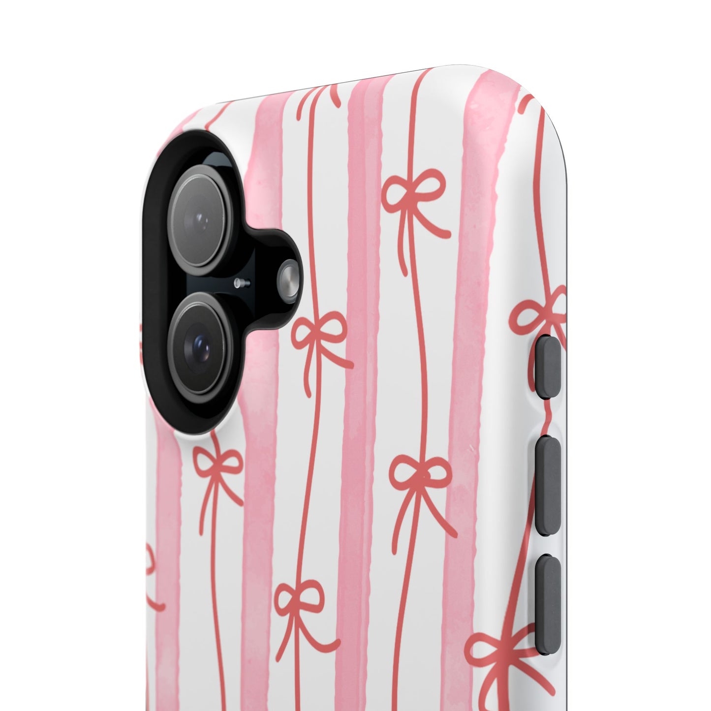 Pink Bow Chain Phone Case