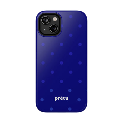 Dark Blue Polka Dots Phone Case