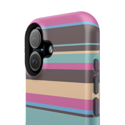 Cocoa Palm Stripes Phone Case