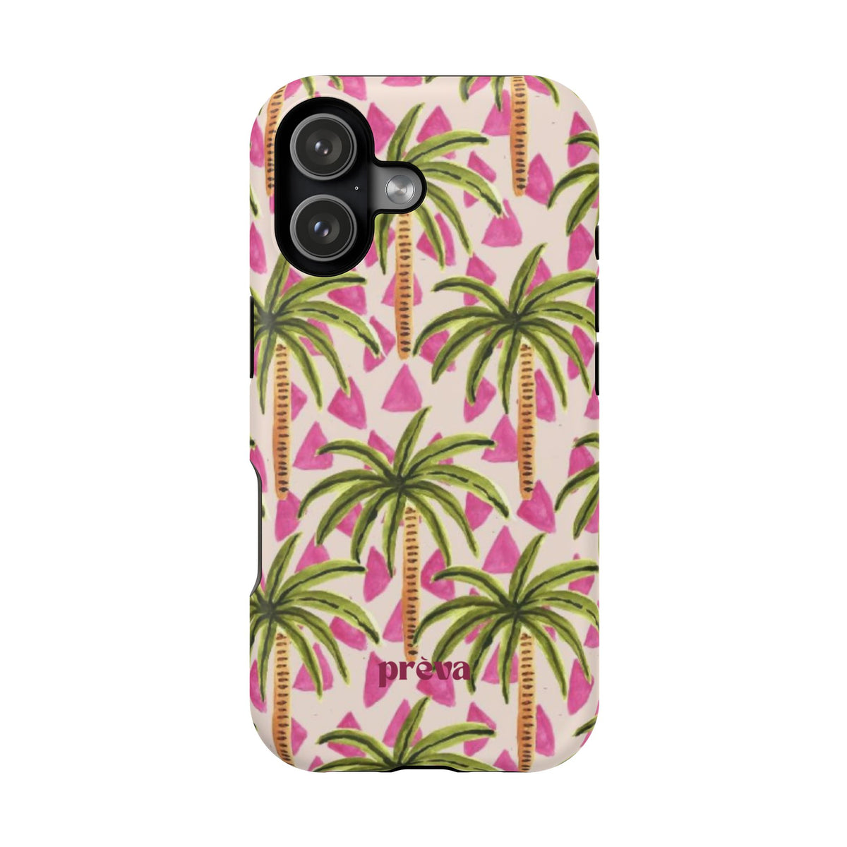 Phone Case — Pink Palm Tree Impact-Resistant Protector